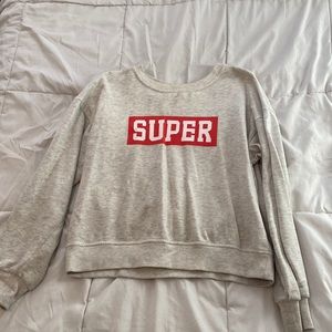Tan super sweatshirt